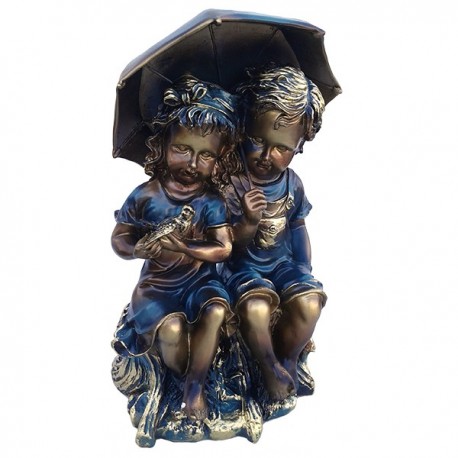 Copii cu umbrela