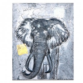 Tablou cu elefant 3D (100 cm)