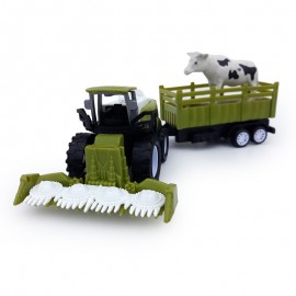 Tractor cu remorca - vaca